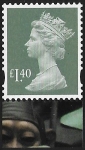 U3099  £1.40  2B  grey  'M17L'  'MPIL'   DY23 ISP  U/M (MNH)