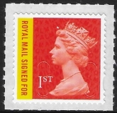 U3049 1st orange & yellow RM signed for. M16L   DLR  U/M (MNH)