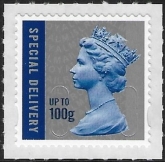 U3051  100gm blue & silver special delivery M15L   DLR U/M (MNH)