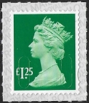 U2938  £1.25  green M18L  SBP T2  ISP  U/M (MNH)