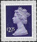 U2957  £2.25 deep violet  'M18L'   SBP T2  ISP  U/M (MNH)