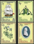 1979 St.Helena. SG.347-50  Bicentenary of Captain Cooks Voyages. set 4 values  U/M (MNH)