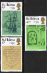 1980 St Helena. SG.362-4  London 1980 International Stamp Exhibition. set 3 values  U/M (MNH)