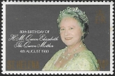 1980 St Helena. SG.366 80th Birthday Queen Elizabeth Queen Mother.  U/M (MNH)