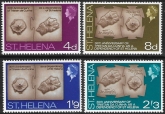 1968  St Helena.  SG.218-21  30th Anniv. of Tristan da Cunha as a dependency of St Helena . set 4 values U/M (MNH)