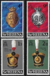 1970  St Helena.  SG.257-60  Military Equipment. 1st series  set 4 values U/M (MNH)