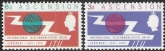 1965  Ascension Island.  SG.87-8  ITU Centenary  set 2 values U/M (MNH.