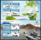 2007  Ascension Island. MS.970  25th Anniversary of Liberation of Falkland Islands. mini sheets  (2) U/M (MNH)