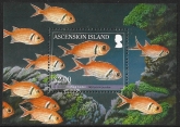 2010  Ascension Island.  MS.1068  Reef Fish. mini sheet U/M (MNH)