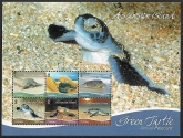 2015  Ascension Island MS1220 Green Turtles Mini Sheet U/M (MNH)