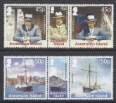 2012 Ascension Island SG1139-44 Shackleton-Rowlett Expedition 1921-2 Set  6 values U/M (MNH)