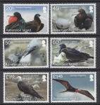 2013 Ascension Island SG1176-81 Ascension Frigatebird Set 6 Values U/M (MNH)