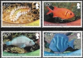 2013 Ascension Island SG1182-5 Shallow Marine Surveys Group Set 4 Values U/M (MNH)