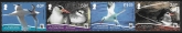 2011 Ascension Island SG1113a-6a Red Billed Tropicbird without white margin Set 4 values U/M (MNH)