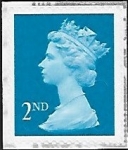 U3011 2nd bright blue MPIL  MA10 break at top & bottom. Walsall  U/M (MNH)