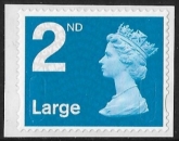 U3031  2nd Large bright blue  MBIL MA13 (breaks at top & bottom)  Walsall  U/M (MNH)