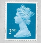U3012  2nd bright blue MRIL  M15L  Walsall U/M (MNH)