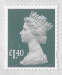 U2941  £1.40  grey green  'M17L'   plain backing   DLR   U/M (MNH)