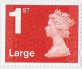 U3037  1st Large vermilion  MFIL  MA13  Walsall  U/M (MNH)