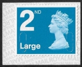 U3032  2nd Large bright blue  MFIL  M18L T2  U/M (MNH)