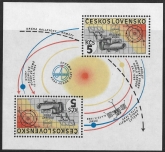 1985 Czechoslovakia  MS.2777  Space Project 'Vega' U/M (MNH)