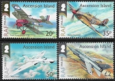 2018 Ascension SG.1286-9 Centenary of RAF set 4 values U/M (MNH)