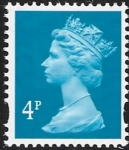 Y1669  4p 2B  new blue blue fluor. ex sheet  DLR  U/M (MNH)