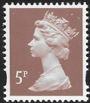 Y1670  5p  2B  dull red-brown. blue fluor Enschéde U/M (MNH)