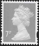 Y1672  7p  2B grey  blue fluor DLR   U/M (MNH)