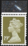 Y1682 19p CB  bistre. blue fluor ex DX23  Questa  U/M (MNH)