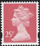 Y1689  25p phos  rose red ex sheet Harrison  U/M (MNH)