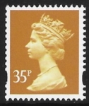 Y1699  35p  yellow phosphorised paper (ex coil).  Harrison  U/M (MNH)