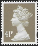 Y1713  41p drab phosphorised paper (ex coil)  Harrison  U/M (MNH)