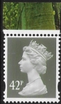 Y1715  42p 2B deep olive-grey. blue fluor. ex DX33 Enschede.  U/M (MNH)