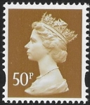 Y1726  50p 2B  ochre (low setting)  Enschede  DX37 U/M (MNH)