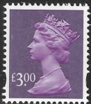 Y1748  £3.00 2B  deep mauve. blue fluor. ex sheet  DLR  U/M (MNH)