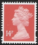 Y1678  14p  2B  rose red blue fluor ex sheet DLR  U/M (MNH)