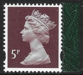 Y1762  5p 2B chocolate - DX45  DLR  U/M (MNH)