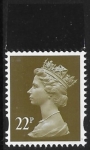 Y1774  22p  2B  dark olive-brown  DX48 Cartor  U/M (MNH)