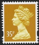 Y1778  35p  2B yellow   ex DX17 Walsall U/M (MNH)