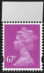 Y1788  67p  2B bright mauve ex DX52  Cartor  U/M (MNH)