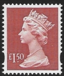 Y1800  £1.50 red (Recess printing ) Enschede   U/M  (MNH)