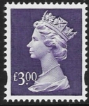 Y1802  £3.00 dull violet   (Recess printing)  Enschede  U/M (MNH)
