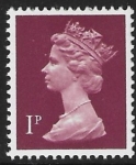 X846  1p   AOP crimson  Harrison sheet U/M (MNH)