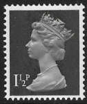 X848  1½p  2B  black  Harrison sheet/booklet  U/M (MNH)