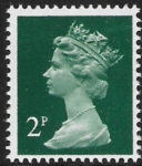 X850  2p AOP  myrtle green   Harrison U/M (MNH)