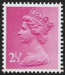 X852   2½p  LB magenta  DX1 Harrison  U/M (MNH