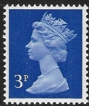 X855  3p  2B  ultramarine  Harrison  sheet U/M (MNH)