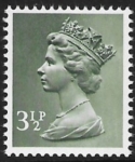 X858eb   3½p  2B  bronze green  Harrison  U/M (MNH)