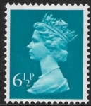 X871  6½p  2B  greenish blue  Harrison U/M (MNH)